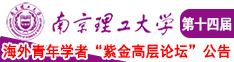 美女捅鸡网站南京理工大学第十四届海外青年学者紫金论坛诚邀海内外英才！